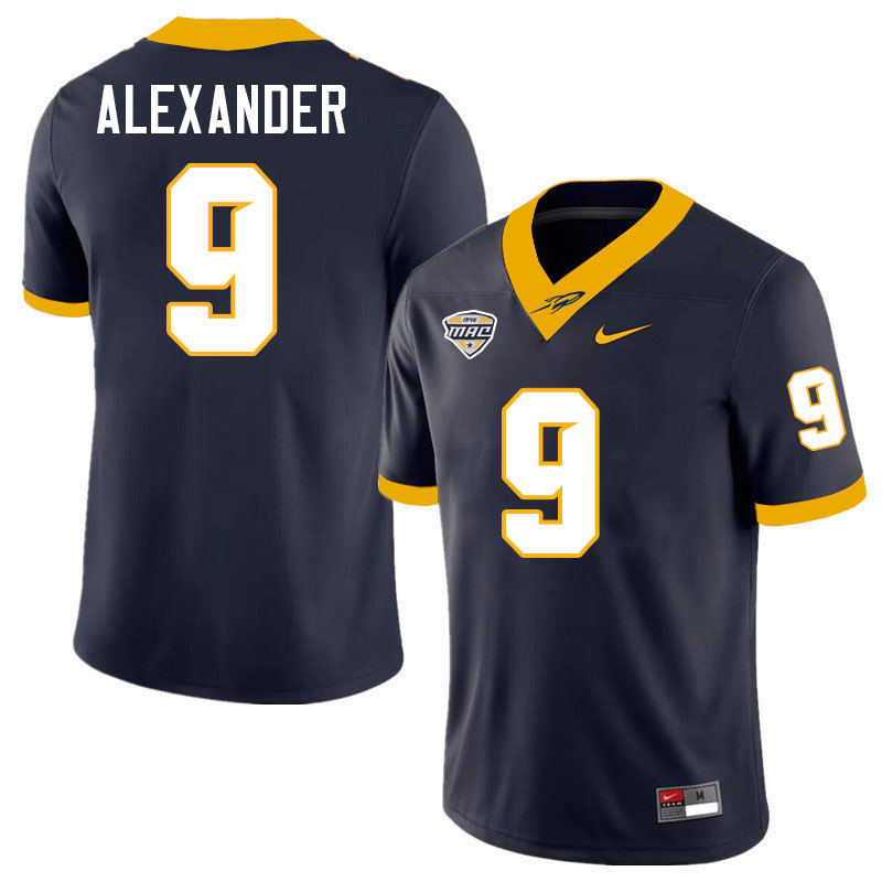 Darius Alexander Toledo Jersey,Toledo Rockets #9 Darius Alexander Jersey Youth College-Navy